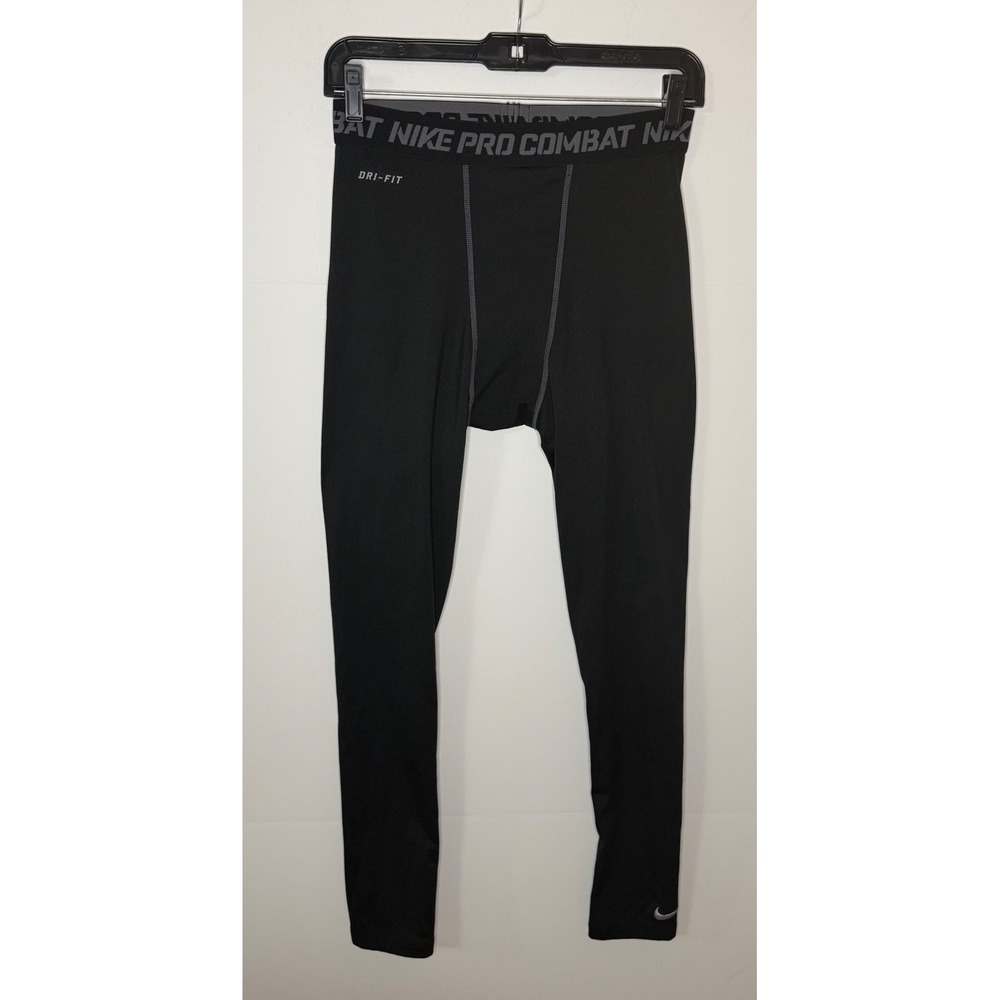 Nike‎ Pro Combat Compression Tights Black Dri-Fit Men's Size L 259864-010